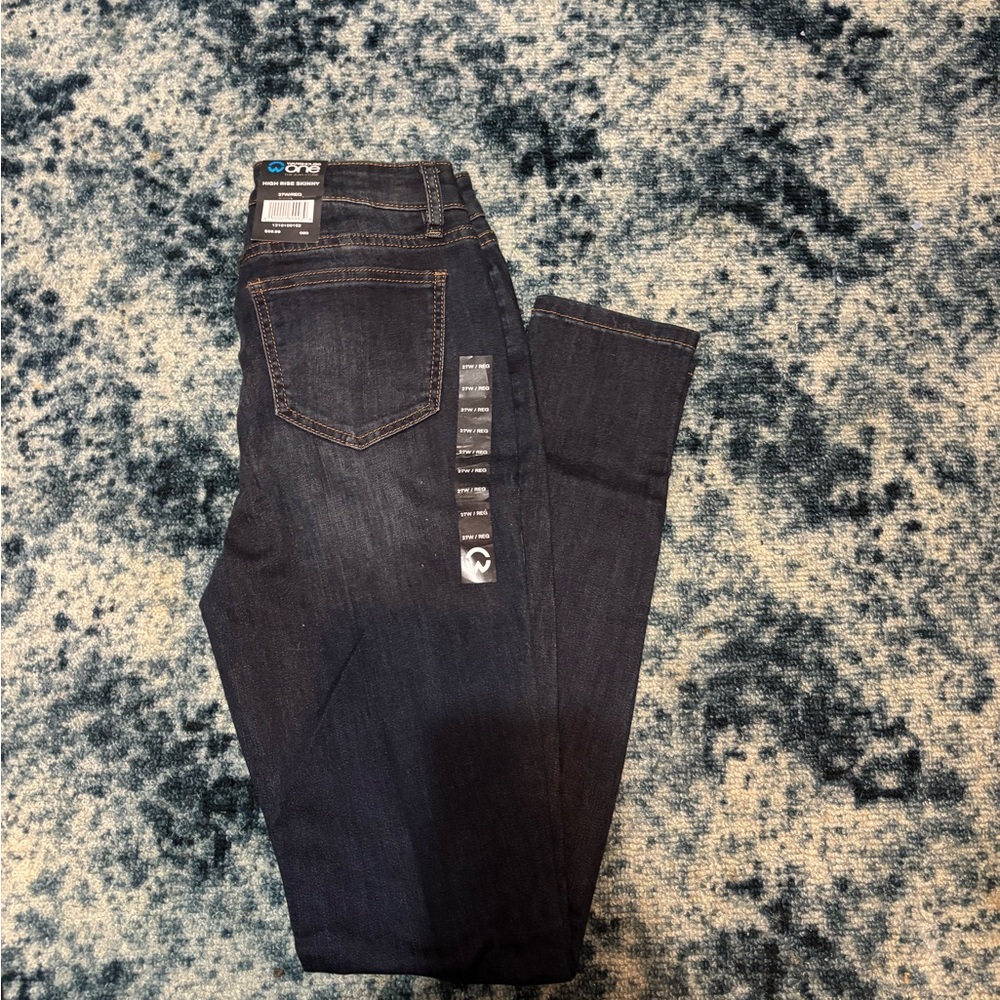 Warehouse Dark Indigo Skinny Jeans